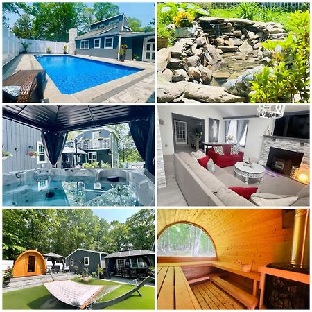 Amazing Poconos House . Sauna/Hot Tub/Private Pool อีสต์สเตราด์สเบิร์ก ภายนอก รูปภาพ